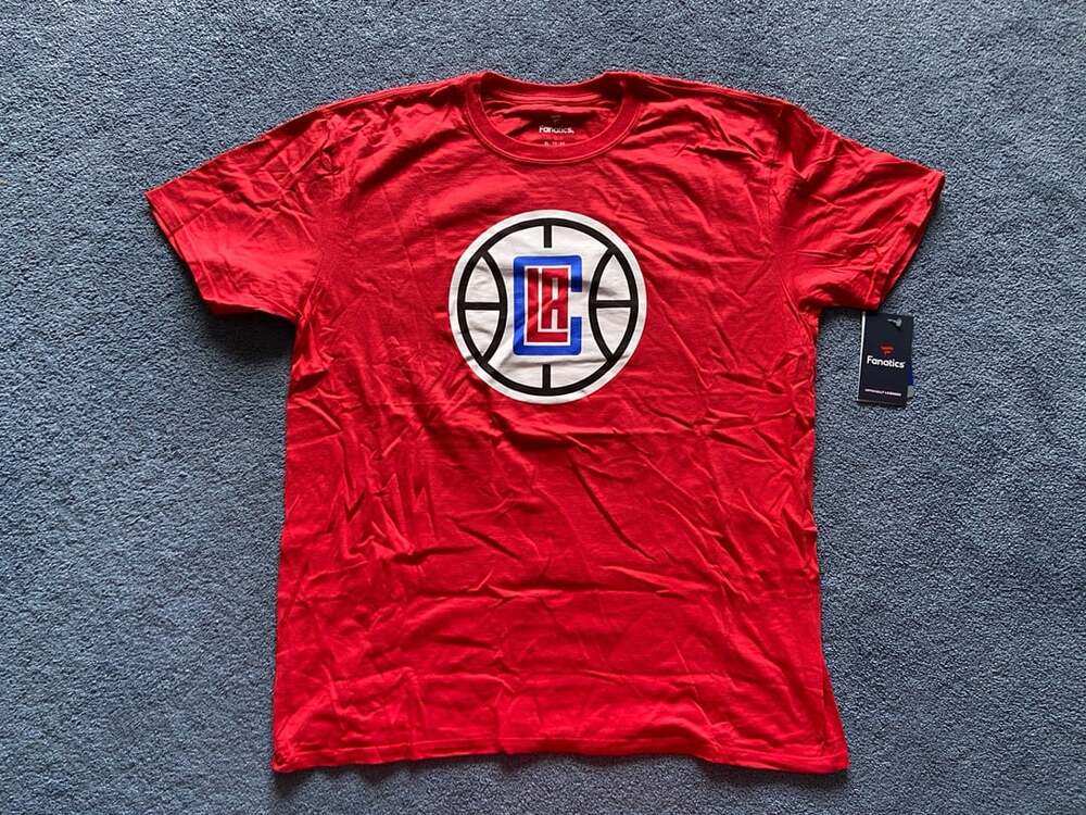 Fanatics Men’s Red Kawhi Leonard LA Clippers T-Shirt Size XL NWT